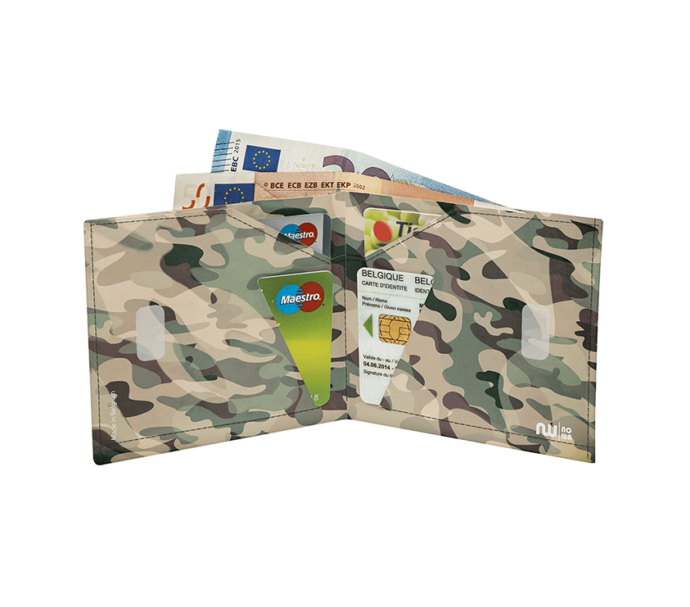 Portefeuille design militaire en papier étanche